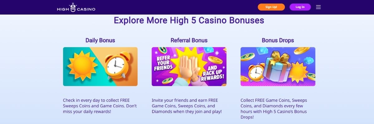 High 5 Casino Bonus